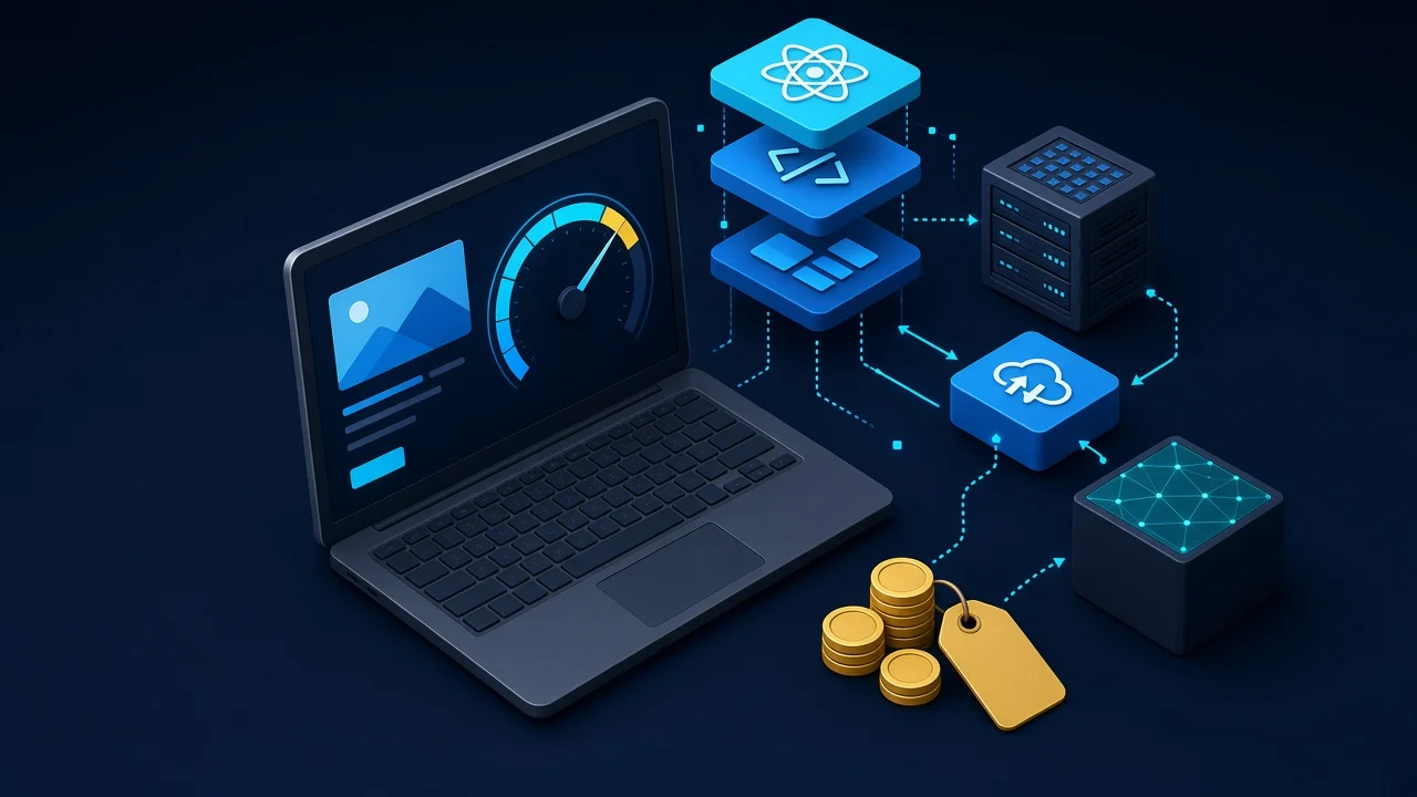 قیمت طراحی سایت با Next.js در ۱۴۰۵؛ جدول هزینه، عوامل قیمت و برآورد